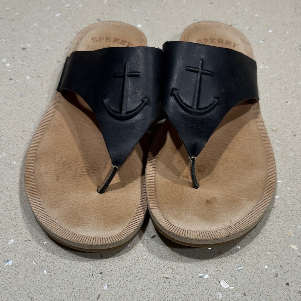 Sperry Black and Tan Sandals - Picture 6 of 7